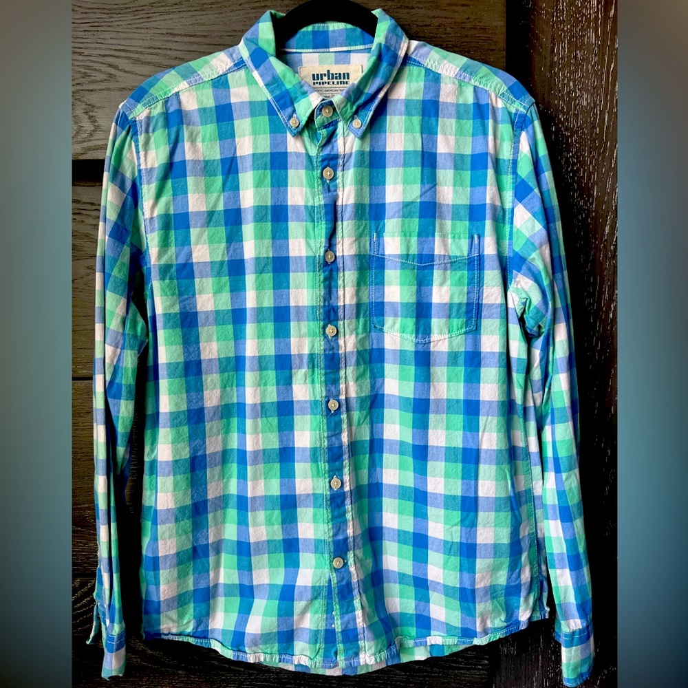 Men’s L/S Button-Up Shirt👕